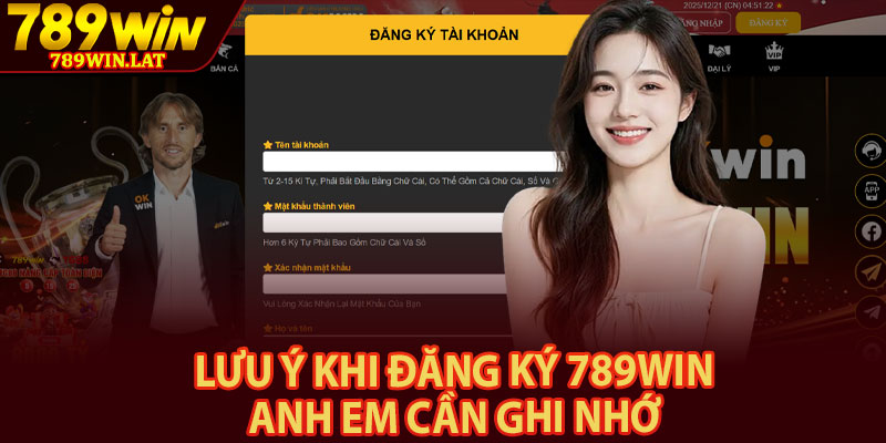 Đăng Ký 789win – Hướng Dẫn Người Mới Tạo Tài Khoản 4 Lưu ý khi đăng ký 789win anh em cần ghi nhớ