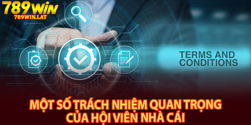 Điều Khoản Và Điều Kiện – Các Quy Định Tại 789win 2 Một số trách nhiệm quan trọng của hội viên nhà cái